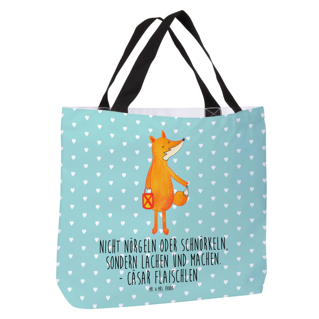 Shopper Fuchs Laterne Beutel, Einkaufstasche, Tasche, Strandtasche, Einkaufsbeutel, Shopper, Schultasche, Freizeittasche, Tragebeutel, Schulbeutel, Alltagstasche, Fuchs, Füchse, Spruch trösten, Liebeskummer Spruch, Laterne, Sankt Martin, Laternenumzug, Aufmuntern, Cäsar Otto Hugo Flaischlen