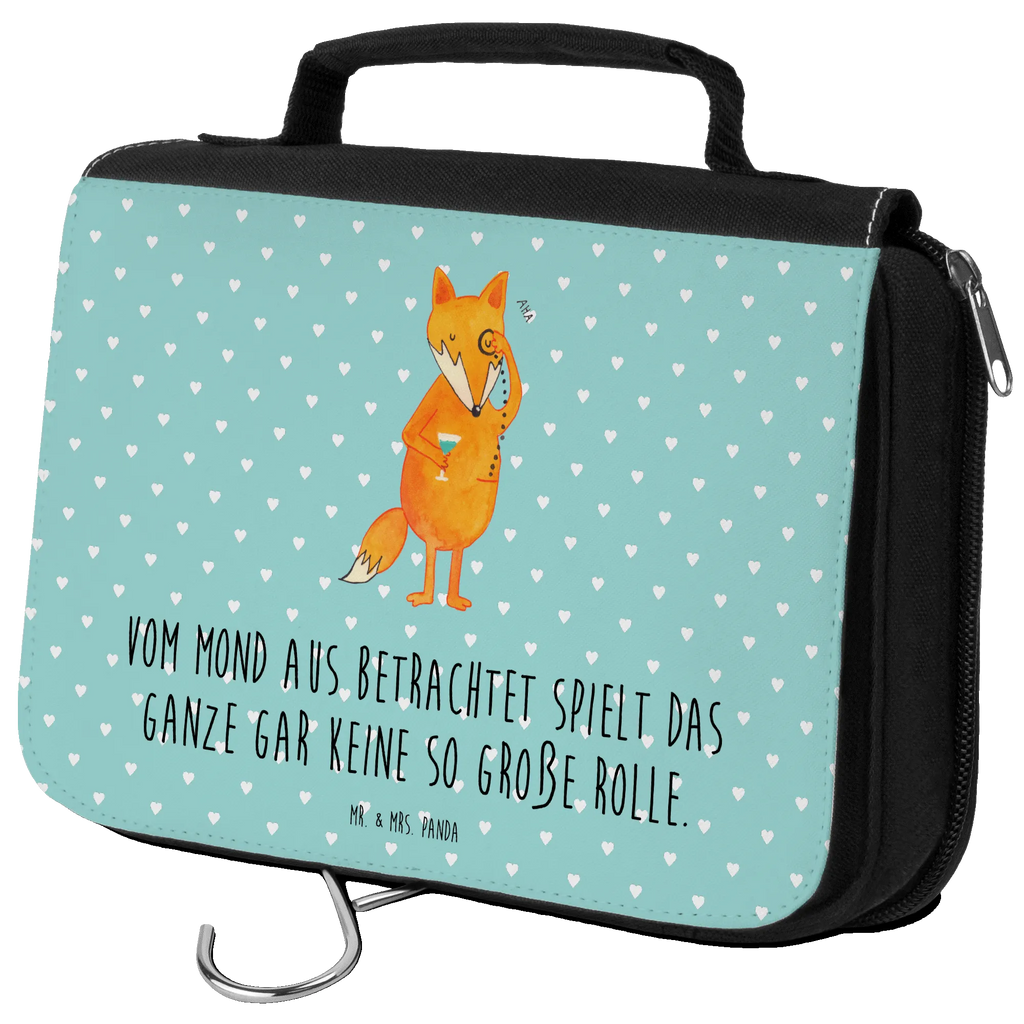 Kulturbeutel Fuchs Lord Kulturbeutel, Zum Aufhängen, Waschtasche, Kosmetiktasche, Damen, Herren, Aufbewahrungstasche, Schminktasche, Kosmetikbeutel, Organizer, Kulturtasche, Schminkutensil, Fuchs, Füchse, tröstende Worte, Spruch lustig, Liebeskummer Geschenk, Motivation Spruch, Problemlösung