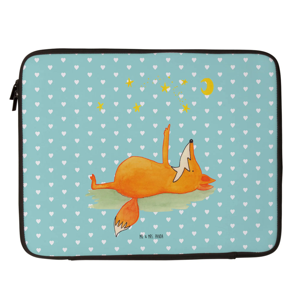 Notebook Tasche Fuchs Sterne Notebook Tasche, Laptop, Computertasche, Tasche, Notebook-Tasche, Notebook-Reisehülle, Notebook Schutz, Fuchs, Füchse, tröstende Worte, Spruch positiv, Spruch schön, Romantik, Always Look on the Bright Side of Life