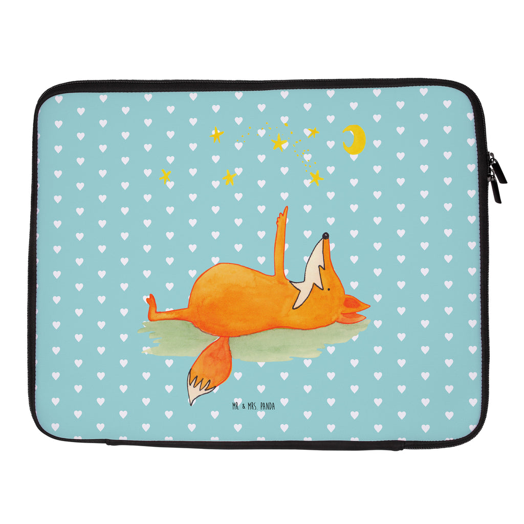 Notebook Tasche Fuchs Sterne Notebook Tasche, Laptop, Computertasche, Tasche, Notebook-Tasche, Notebook-Reisehülle, Notebook Schutz, Fuchs, Füchse, tröstende Worte, Spruch positiv, Spruch schön, Romantik, Always Look on the Bright Side of Life