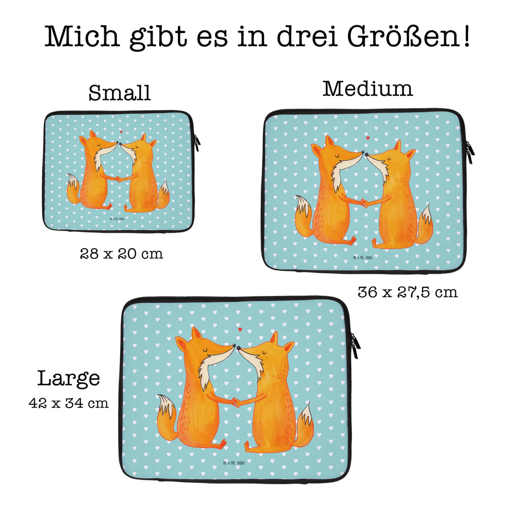 Notebook Tasche Füchse Liebe Notebook Tasche, Laptop, Computertasche, Tasche, Notebook-Tasche, Notebook-Reisehülle, Notebook Schutz, Fuchs, Füchse, Fox, Liebe, Liebespaar, Paar, Partner, Freundin, Freund, Ehe, Verlobte, Ehemann, Ehefrau, Liebesbeweis