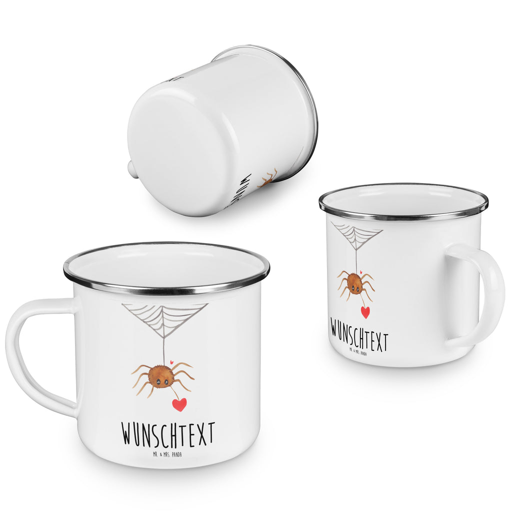 Personalisierte Emaille Tasse Spinne Agathe Liebe Emaille Tasse personalisiert, Emaille Tasse mit Namen, Campingtasse personalisiert, Namenstasse, Campingtasse bedrucken, Campinggeschirr personalsisert, tasse mit namen, personalisierte tassen, personalisierte tasse, tasse selbst gestalten, tasse bedrucken, tassen bedrucken, Spinne Agathe, Spinne, Agathe, Videos, Merchandise, Liebe, Verliebt, Liebesbeweis, Liebesgeschenk