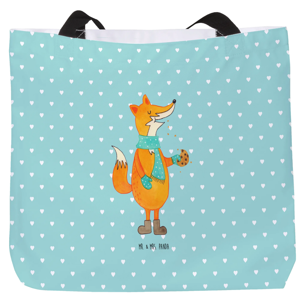 Shopper Fuchs Keks Beutel, Einkaufstasche, Tasche, Strandtasche, Einkaufsbeutel, Shopper, Schultasche, Freizeittasche, Tragebeutel, Schulbeutel, Alltagstasche, Fuchs, Füchse, Backen Spruch, Kekse, Winter, Weihnachtszeit, Plätzchen, Liebe, Küche Deko