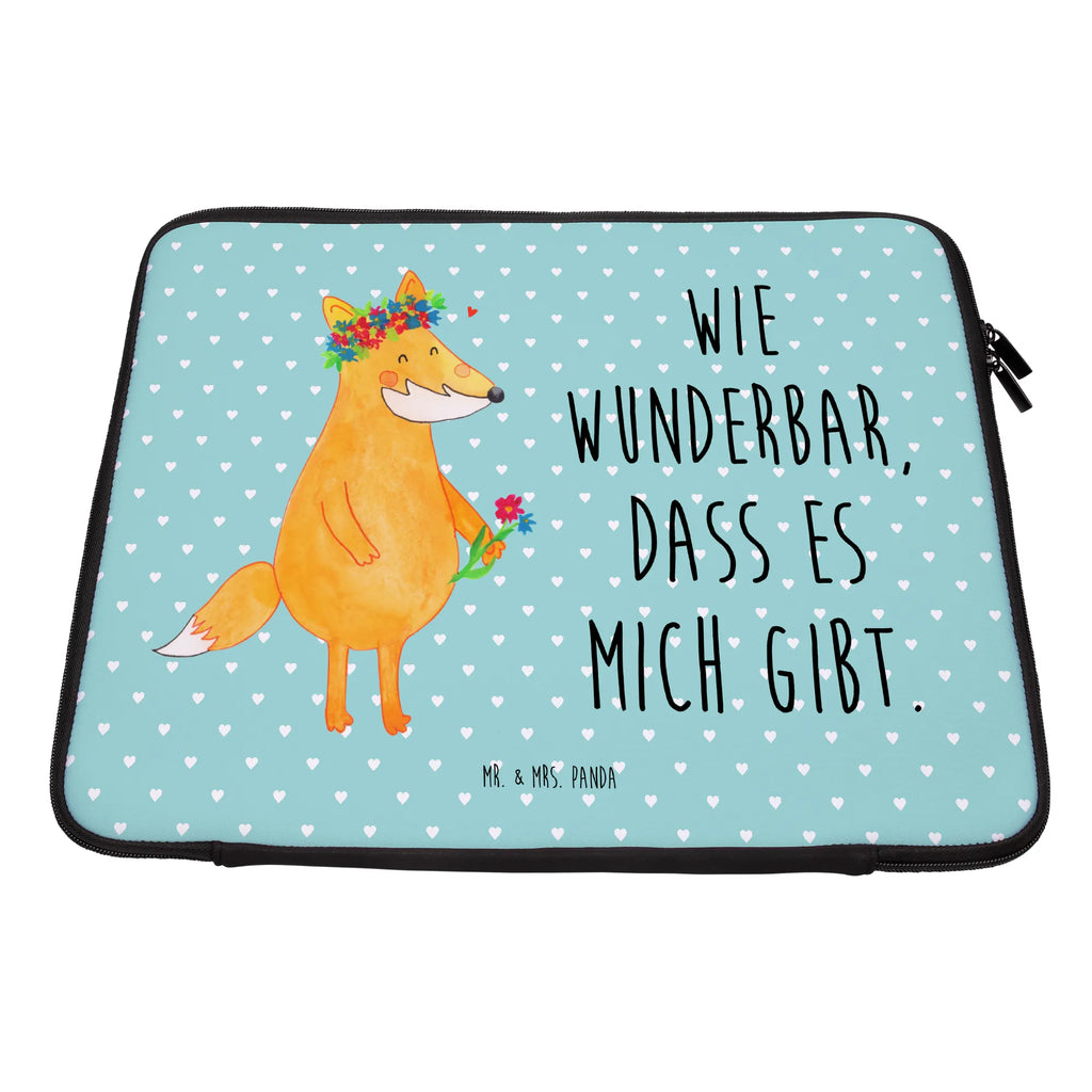 Notebook Tasche Fuchs Blumen Notebook Tasche, Laptop, Computertasche, Tasche, Notebook-Tasche, Notebook-Reisehülle, Notebook Schutz, Fuchs, Füchse, Fox, Liebe, Freundin, Fuchsmädchen, Blumenmädchen, Freundinnen, Liebesbeweis, Blume, Blumen, Motivation, Freude, ich, mich, Selbstliebe