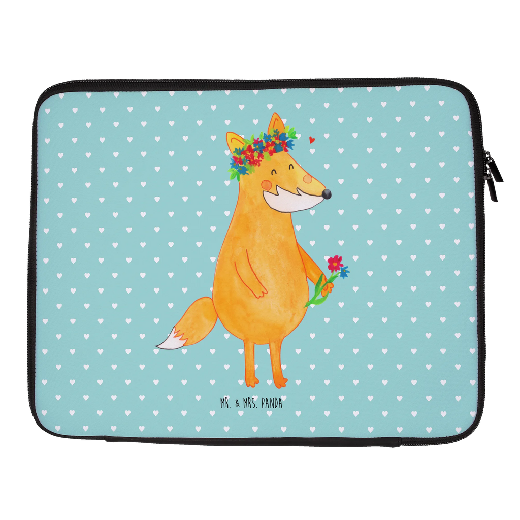 Notebook Tasche Fuchs Blumen Notebook Tasche, Laptop, Computertasche, Tasche, Notebook-Tasche, Notebook-Reisehülle, Notebook Schutz, Fuchs, Füchse, Fox, Liebe, Freundin, Fuchsmädchen, Blumenmädchen, Freundinnen, Liebesbeweis, Blume, Blumen, Motivation, Freude, ich, mich, Selbstliebe