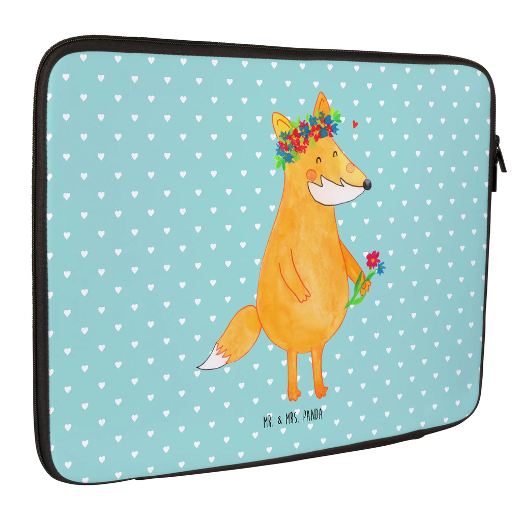 Notebook Tasche Fuchs Blumen Notebook Tasche, Laptop, Computertasche, Tasche, Notebook-Tasche, Notebook-Reisehülle, Notebook Schutz, Fuchs, Füchse, Fox, Liebe, Freundin, Fuchsmädchen, Blumenmädchen, Freundinnen, Liebesbeweis, Blume, Blumen, Motivation, Freude, ich, mich, Selbstliebe