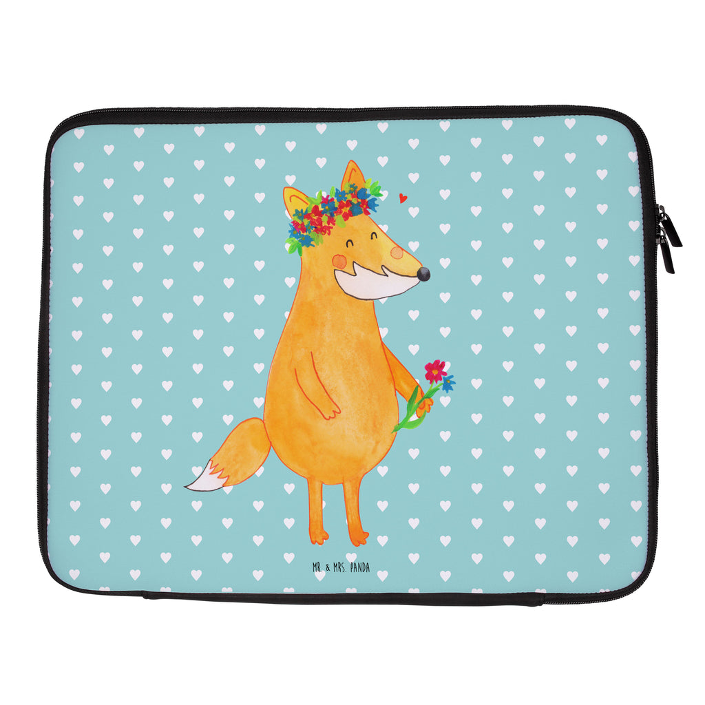 Notebook Tasche Fuchs Blumen Notebook Tasche, Laptop, Computertasche, Tasche, Notebook-Tasche, Notebook-Reisehülle, Notebook Schutz, Fuchs, Füchse, Fox, Liebe, Freundin, Fuchsmädchen, Blumenmädchen, Freundinnen, Liebesbeweis, Blume, Blumen, Motivation, Freude, ich, mich, Selbstliebe