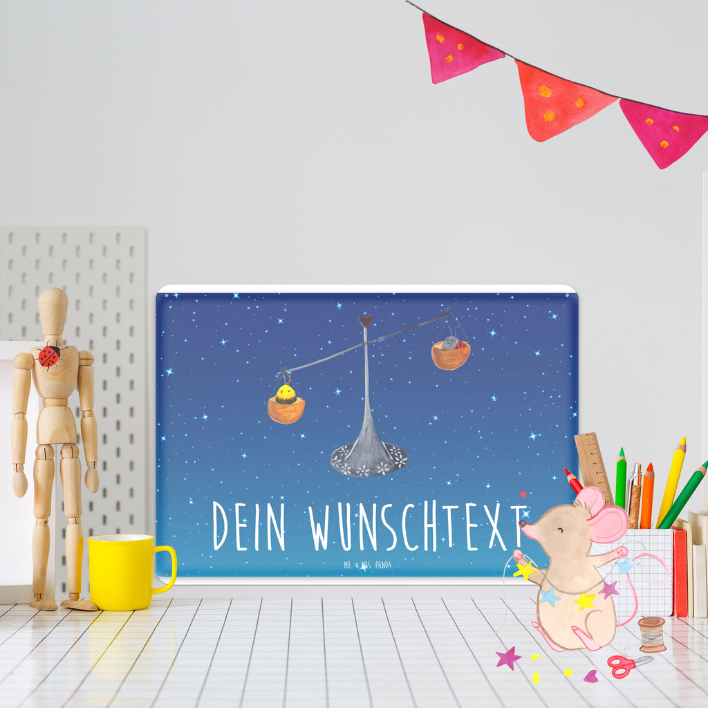 Personalisiertes Blechschild Sternzeichen Waage Blechschild, Metallschild, Geschenk Schild, Schild, Magnet-Metall-Schild, Deko Schild, Wandschild, Wand-Dekoration, Türschild, Tierkreiszeichen, Sternzeichen, Horoskop, Astrologie, Aszendent, Waage, Waage Geschenk, Waage Sternzeichen, Geschenk Oktober, Geschenk September, Geburtstag Oktober, Geburtstag September, Gleichgewicht, Marienkäfer, Hummel, Biene