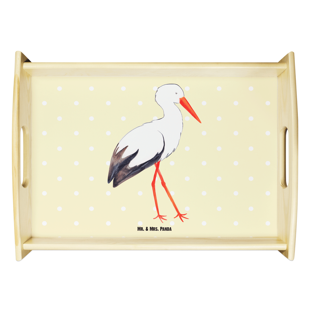 Serviertablett Storch Serviertablett, Tablett, Holztablett, Küchentablett, Dekotablett, Frühstückstablett, Tiermotive, Gute Laune, lustige Sprüche, Tiere, Storch, Störche, Schwangerschaft, Geburt, Mutter, Mütter, Mutter werden, Schwanger, Babybauch, Baby