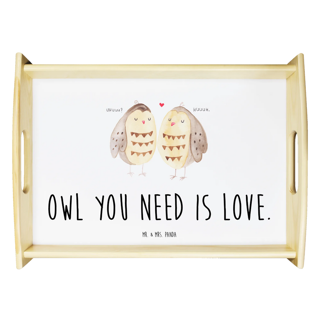 Serviertablett Eulen Liebe Serviertablett, Tablett, Holztablett, Küchentablett, Dekotablett, Frühstückstablett, Eule, Eule Deko, Liebe, Hochzeit Spruch, Owl, All you need is love, Liebe Spruch, Freundin Geschenk, Freund, Wortspiel lustig