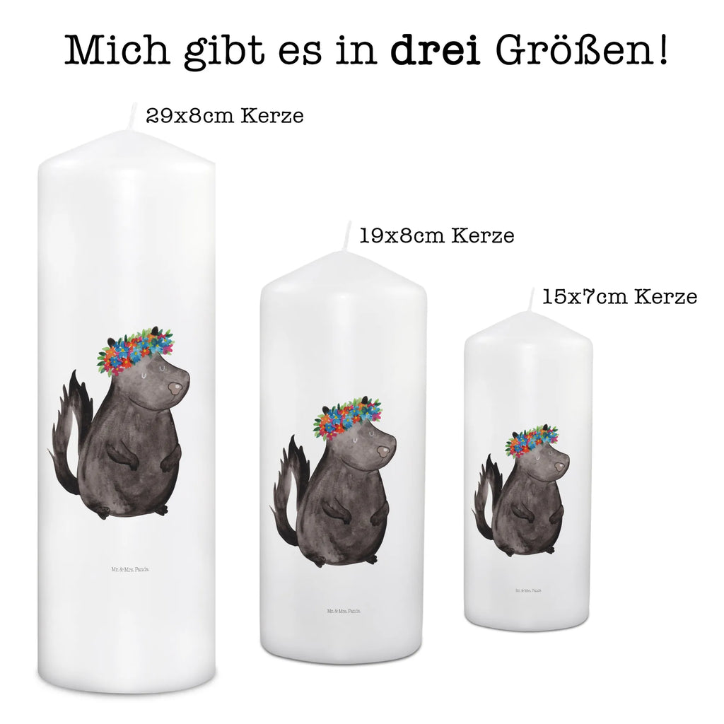 Kerze Stinktier Mädchen Kerze, Taufkerze, Kommunionskerze, Geburtstagskerze, Geschenk Kerze, Taufgeschenk Kerze, Kerze mit Druck, Besondere Kerze, Geschenkidee Kerze, Kerze für Kommunion, Geburtstag Kerze, Kommunion Kerze, Stinktier, Skunk, Wildtier, Raubtier, Stinker, Stinki, Yoga, Namaste