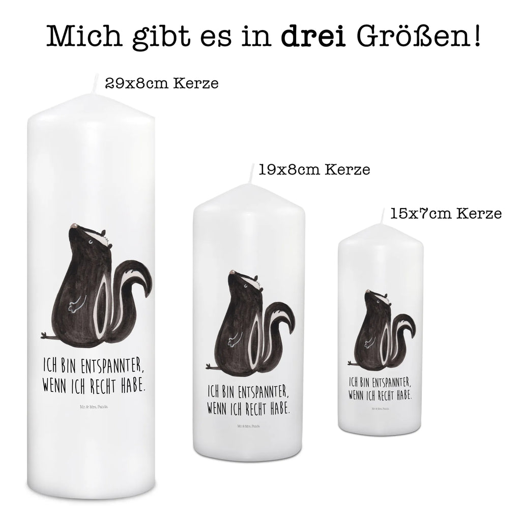 Kerze Stinktier Sitzen Kerze, Taufkerze, Kommunionskerze, Geburtstagskerze, Geschenk Kerze, Taufgeschenk Kerze, Kerze mit Druck, Besondere Kerze, Geschenkidee Kerze, Kerze für Kommunion, Geburtstag Kerze, Kommunion Kerze, Stinktier, Skunk, Wildtier, Raubtier, Stinker, Stinki, Spruch, Büro, Recht, Besserwisser