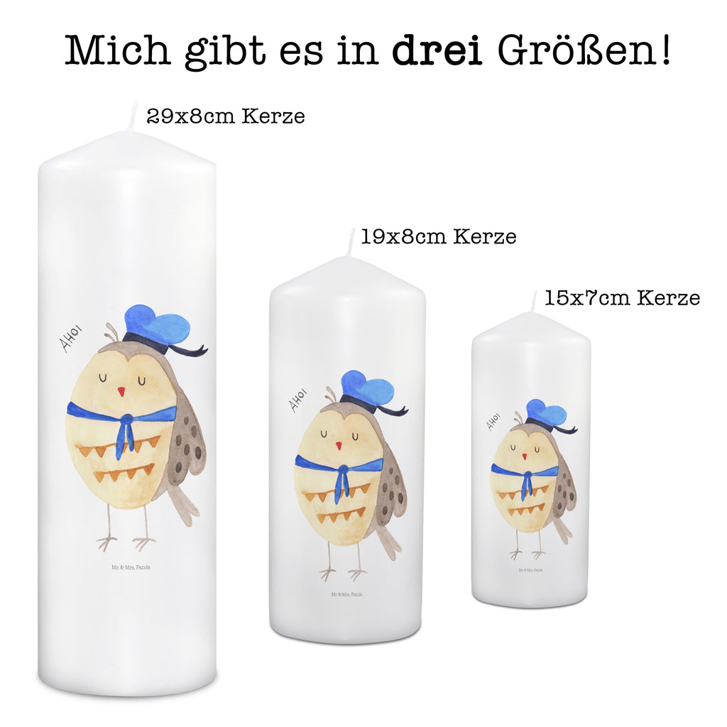 Kerze Eule Matrose Kerze, Taufkerze, Kommunionskerze, Geburtstagskerze, Geschenk Kerze, Taufgeschenk Kerze, Kerze mit Druck, Besondere Kerze, Geschenkidee Kerze, Kerze für Kommunion, Geburtstag Kerze, Kommunion Kerze, Eule, Eule Spruch, Eule Deko, Owl, Wortspiel lustig, Matrose, Freundin, Ehe, Seefahrer, Heimathafen, Hochzeitstag Geschenk