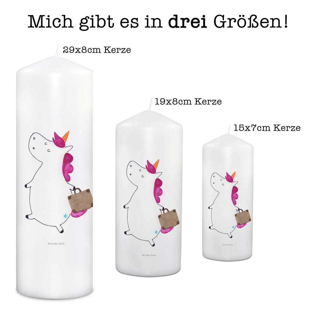 Kerze Einhorn Koffer Kerze, Taufkerze, Kommunionskerze, Geburtstagskerze, Geschenk Kerze, Taufgeschenk Kerze, Kerze mit Druck, Besondere Kerze, Geschenkidee Kerze, Kerze für Kommunion, Geburtstag Kerze, Kommunion Kerze, Einhorn, Einhörner, Einhorn Deko, Pegasus, Unicorn, unicorn, Koffer, Verreisen, Reise, Gepäck, Abenteuer, Erwachsen, Kind, albern, Spaß, lustig, witzig