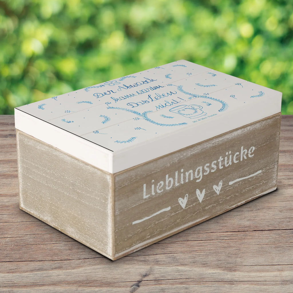 Holzkiste Der Abwasch kann warten Holzkiste, Kiste, Schatzkiste, Truhe, Schatulle, XXL, Erinnerungsbox, Erinnerungskiste, Dekokiste, Aufbewahrungsbox, Geschenkbox, Geschenkdose, Blumen Deko, Frühlings Deko, Sommer Deko, Dekoration, positive Botschaft, Naturliebhaber, Outdoor, Natur, Abenteuer, Lebensweisheit, Weisheit, Küche Deko, Küche Spruch, Abwasch, Küchendienst, Leben Spruch, Geschenk Reise