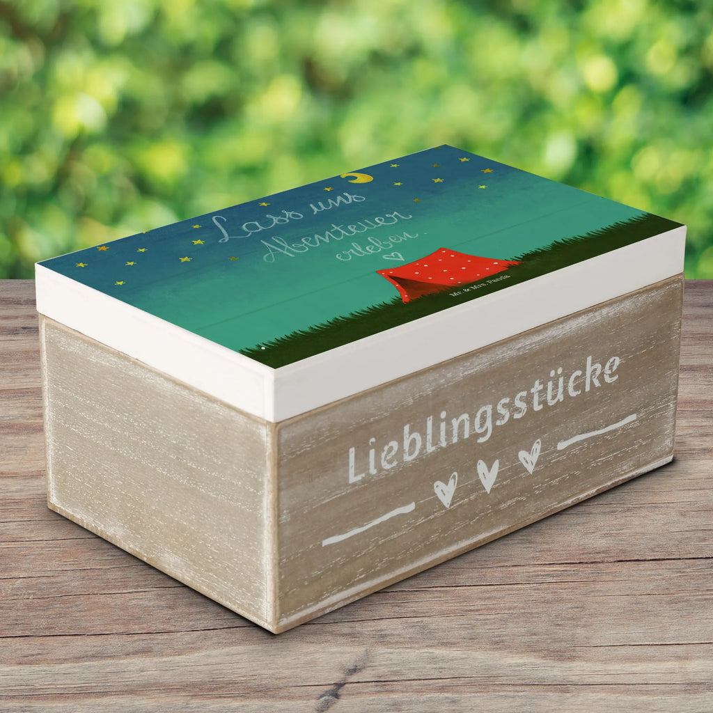 Holzkiste Abenteuer Holzkiste, Kiste, Schatzkiste, Truhe, Schatulle, XXL, Erinnerungsbox, Erinnerungskiste, Dekokiste, Aufbewahrungsbox, Geschenkbox, Geschenkdose, Blumen Deko, Frühlings Deko, Sommer Deko, Dekoration, positive Botschaft, Naturliebhaber, Outdoor, Natur, Abenteuer, Zelten, Spruch Freiheit, Reise Geschenk, Bagpacker Geschenk, Urlaub, Camping