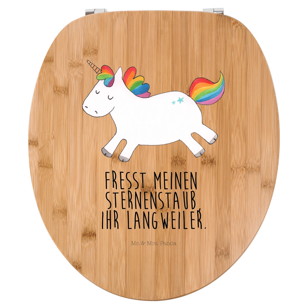 Motiv WC Sitz Einhorn Happy Klobrille, Klodeckel, Toilettendeckel, WC-Sitz, Toilette, Einhorn, Einhörner, Einhorn Deko, Pegasus, Unicorn, glücklich, fröhlich, Spaß, Freude, Lebensfreude, witzig, spannend, Lächeln, Lachen