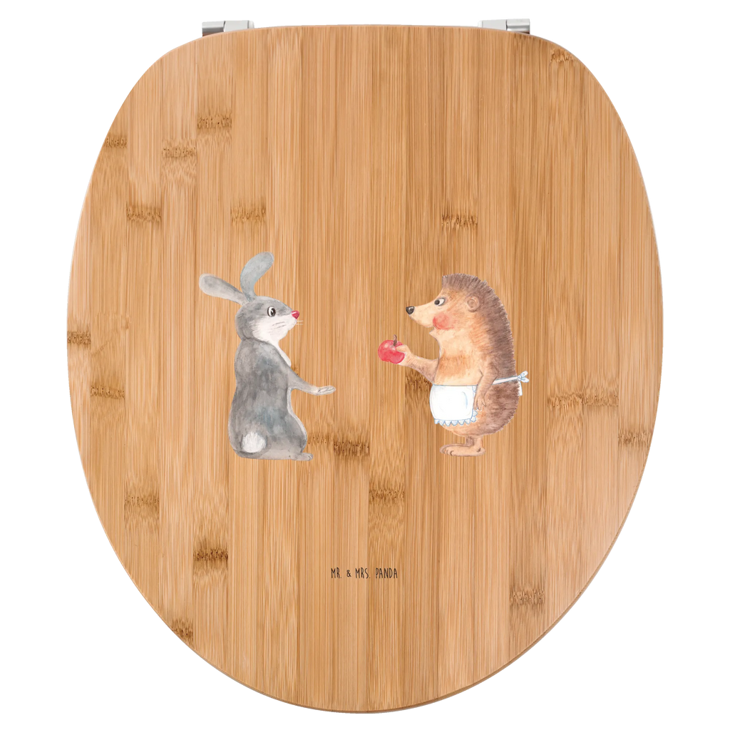 Motiv WC Sitz Hase Igel Klobrille, Klodeckel, Toilettendeckel, WC-Sitz, Toilette, Tiermotive, Gute Laune, lustige Sprüche, Tiere, Igel und Hase, Igel, Hase, Liebe Spruch, Liebeskummer Geschenk, Herzschmerz, Trösten, Trennungsschmerz, Spruch romantisch