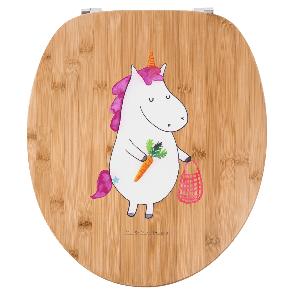 Motiv WC Sitz Einhorn Gemüse Klobrille, Klodeckel, Toilettendeckel, WC-Sitz, Toilette, Einhorn, Einhörner, Einhorn Deko, Pegasus, Unicorn, Biomarkt, Gemüse, Wochenmarkt