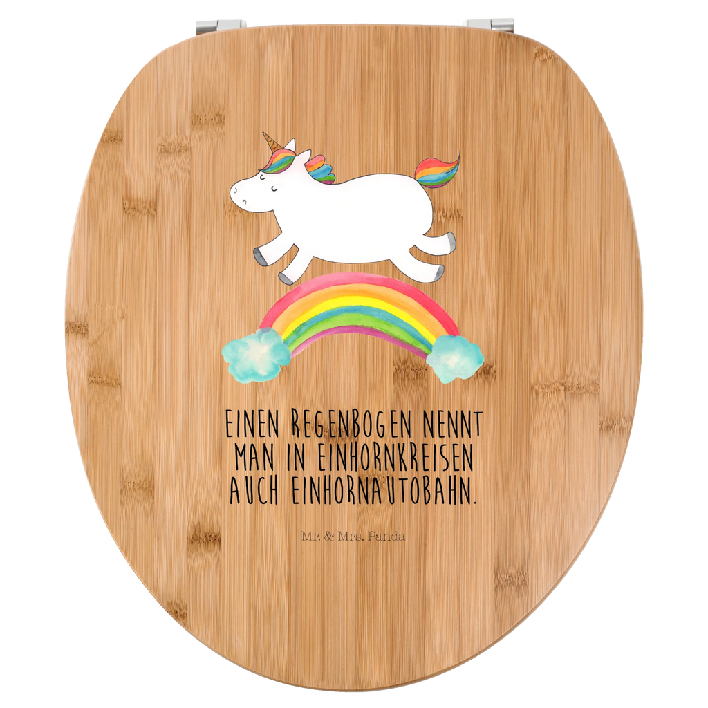 Motiv WC Sitz Einhorn Regenbogen Klobrille, Klodeckel, Toilettendeckel, WC-Sitz, Toilette, Einhorn, Einhörner, Einhorn Deko, Pegasus, Unicorn, Regenbogen, Glitzer, Einhornpower, Erwachsenwerden, Einhornautobahn