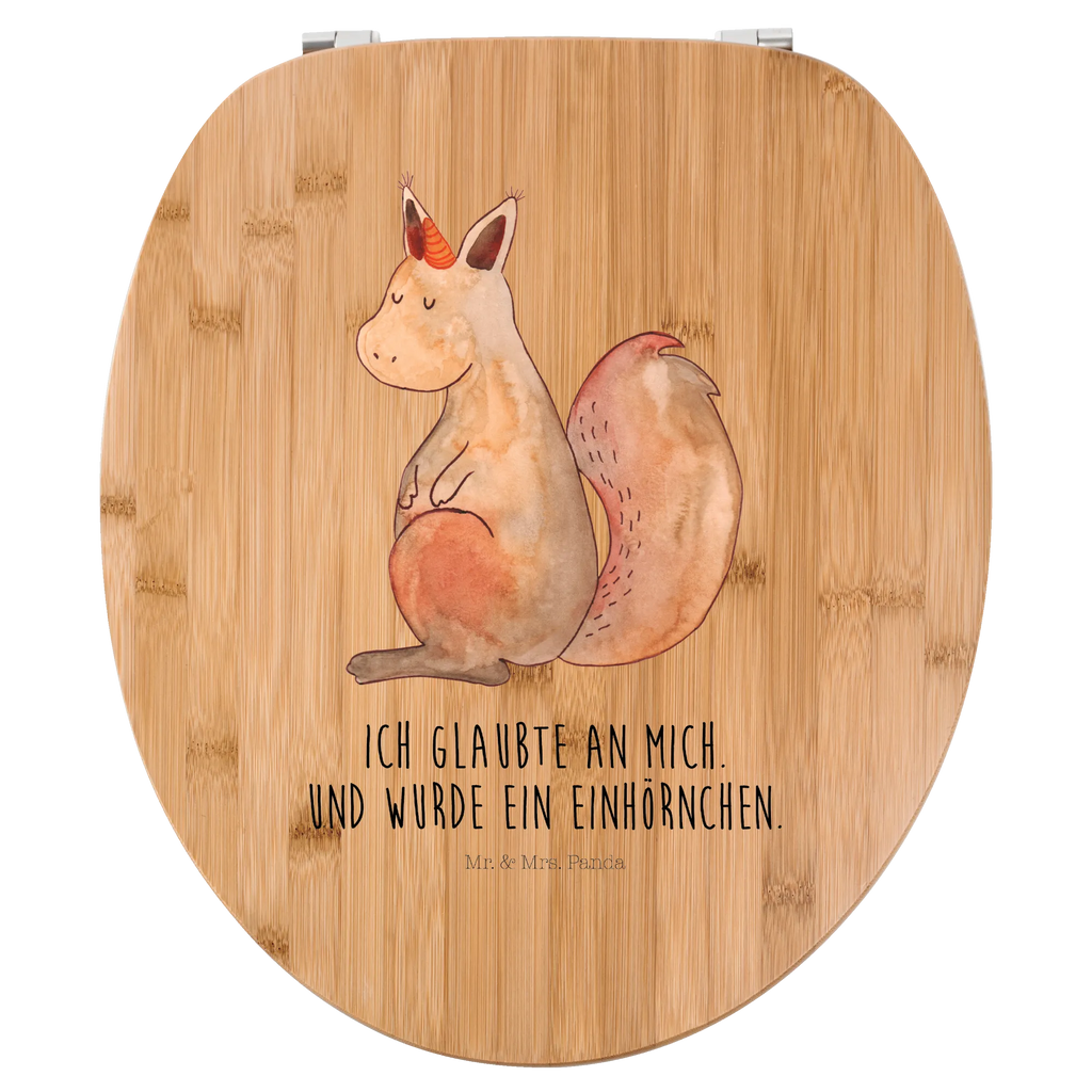 Motiv WC Sitz Einhorn Glauben Klobrille, Klodeckel, Toilettendeckel, WC-Sitz, Toilette, Einhorn, Einhörner, Einhorn Deko, Unicorn, Einhörnchen, Eichhörnchen, Eichhorn