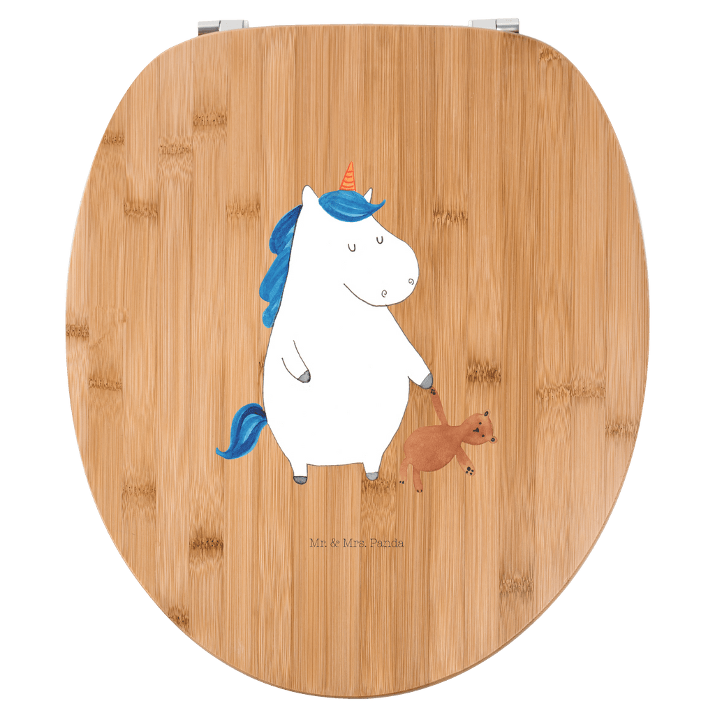 Motiv WC Sitz Einhorn Teddy Klobrille, Klodeckel, Toilettendeckel, WC-Sitz, Toilette, Einhorn, Einhörner, Einhorn Deko, Pegasus, Unicorn, schlafen, gute Nacht, Single, Bett, Träumen, Freundin, Singleleben