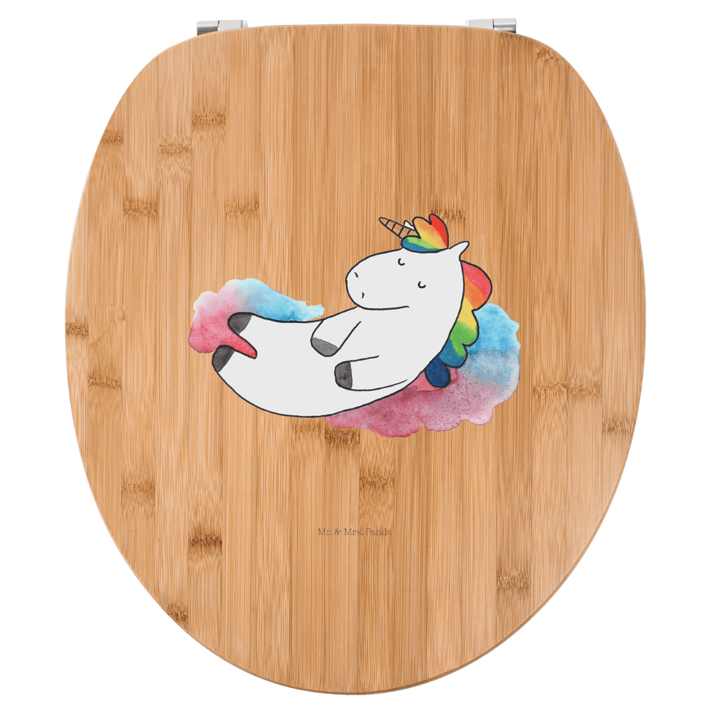 Motiv WC Sitz Einhorn Wolke 7 Klobrille, Klodeckel, Toilettendeckel, WC-Sitz, Toilette, Einhorn, Einhörner, Einhorn Deko, Pegasus, Unicorn, verliebt, Menschen, witzig, lustig, Geschenk, Glaube, Realität, Lächeln