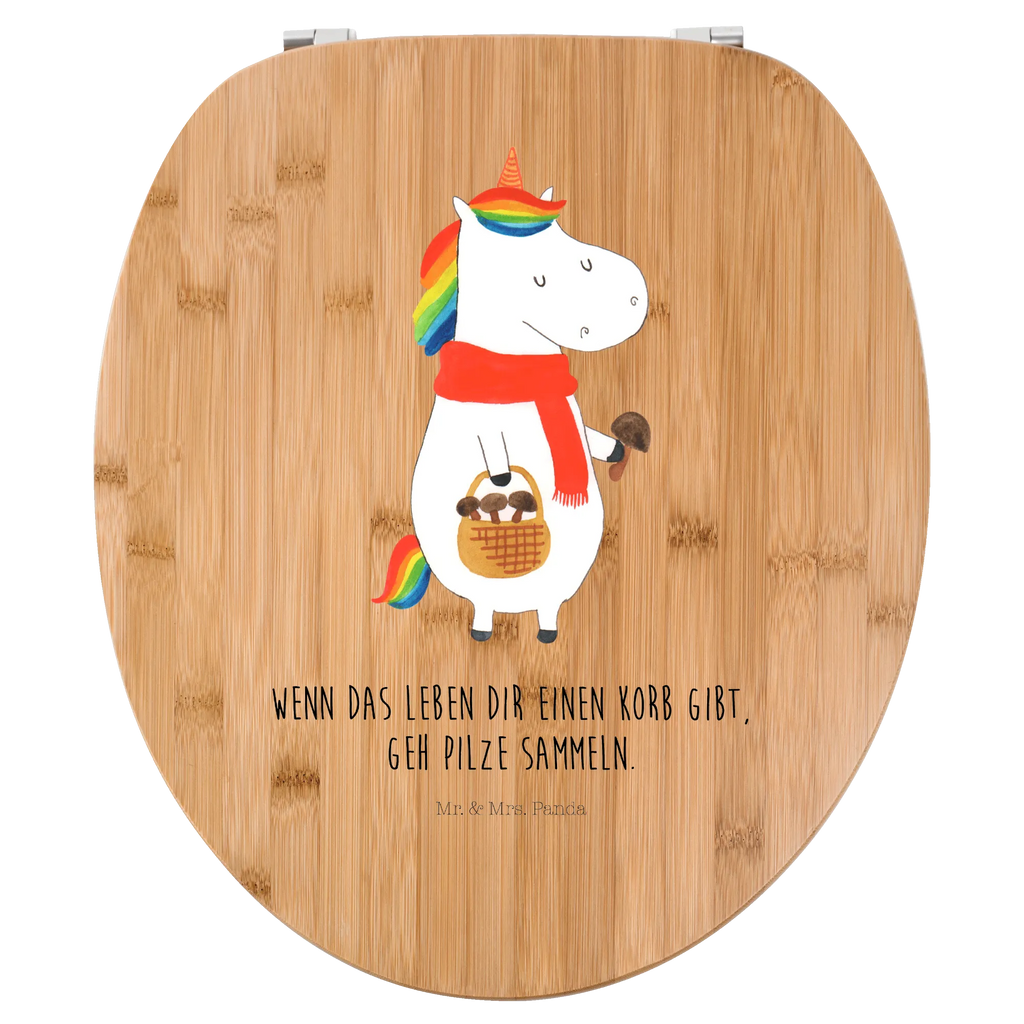 Motiv WC Sitz Einhorn Pilz Klobrille, Klodeckel, Toilettendeckel, WC-Sitz, Toilette, Einhorn, Einhörner, Einhorn Deko, Unicorn, Pilze, Pilzsammler, Motivation, Spruch, Liebeskummer