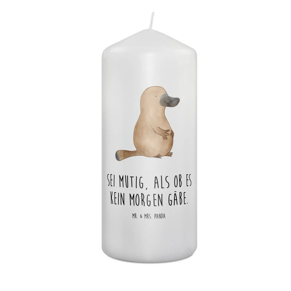 Candle platypus courage Kerze, Taufkerze, Kommunionskerze, Geburtstagskerze, Geschenk Kerze, Taufgeschenk Kerze, Kerze mit Druck, Besondere Kerze, Geschenkidee Kerze, Kerze für Kommunion, Geburtstag Kerze, Kommunion Kerze, Meerestiere, Meer, Urlaub, Schnabeltier, Mut, mutig, Lebensweisheit, Schnabeltiere, Motivation, Training, Büro, Arbeit, Neuanfang, Neustart, Weltreise, Raodtrip
