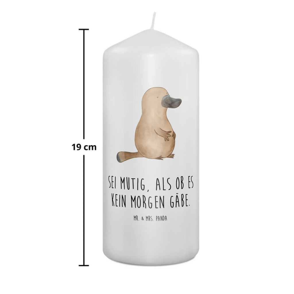 Candle platypus courage Kerze, Taufkerze, Kommunionskerze, Geburtstagskerze, Geschenk Kerze, Taufgeschenk Kerze, Kerze mit Druck, Besondere Kerze, Geschenkidee Kerze, Kerze für Kommunion, Geburtstag Kerze, Kommunion Kerze, Meerestiere, Meer, Urlaub, Schnabeltier, Mut, mutig, Lebensweisheit, Schnabeltiere, Motivation, Training, Büro, Arbeit, Neuanfang, Neustart, Weltreise, Raodtrip