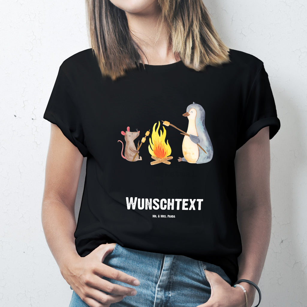 Personalisiertes T-Shirt Pinguin Lagerfeuer T-Shirt, Shirt, Tshirt, Lustiges T-Shirt, T-Shirt mit Spruch, Party, Junggesellenabschied, Jubiläum, Geburstag, Herrn, Damen, Männer, Frauen, Schlafshirt, Nachthemd, Sprüche, Pinguin, Maus, Pinguine, Lagerfeuer, Leben, Arbeit, Job, Motivation, Büro, Büroalltag, Lebensspruch, Lebensmotivation, Neustart, Liebe, grillen, Feuer, Marshmallows