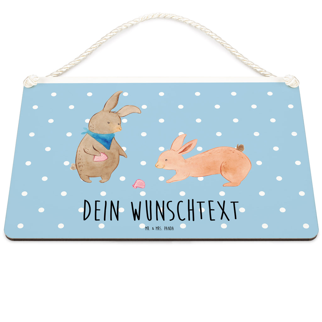 Personalisiertes Deko Schild Hasen Muschel Dekoschild, Deko Schild, Schild, Tür Schild, Türschild, Holzschild, Wandschild, Wanddeko, Familie, Vatertag, Muttertag, Bruder, Schwester, Mama, Papa, Oma, Opa, Hasen, beste Freundin, Freundin, Freundinnen, best friends, BFF, Muscheln sammeln, Muscheln, Meer