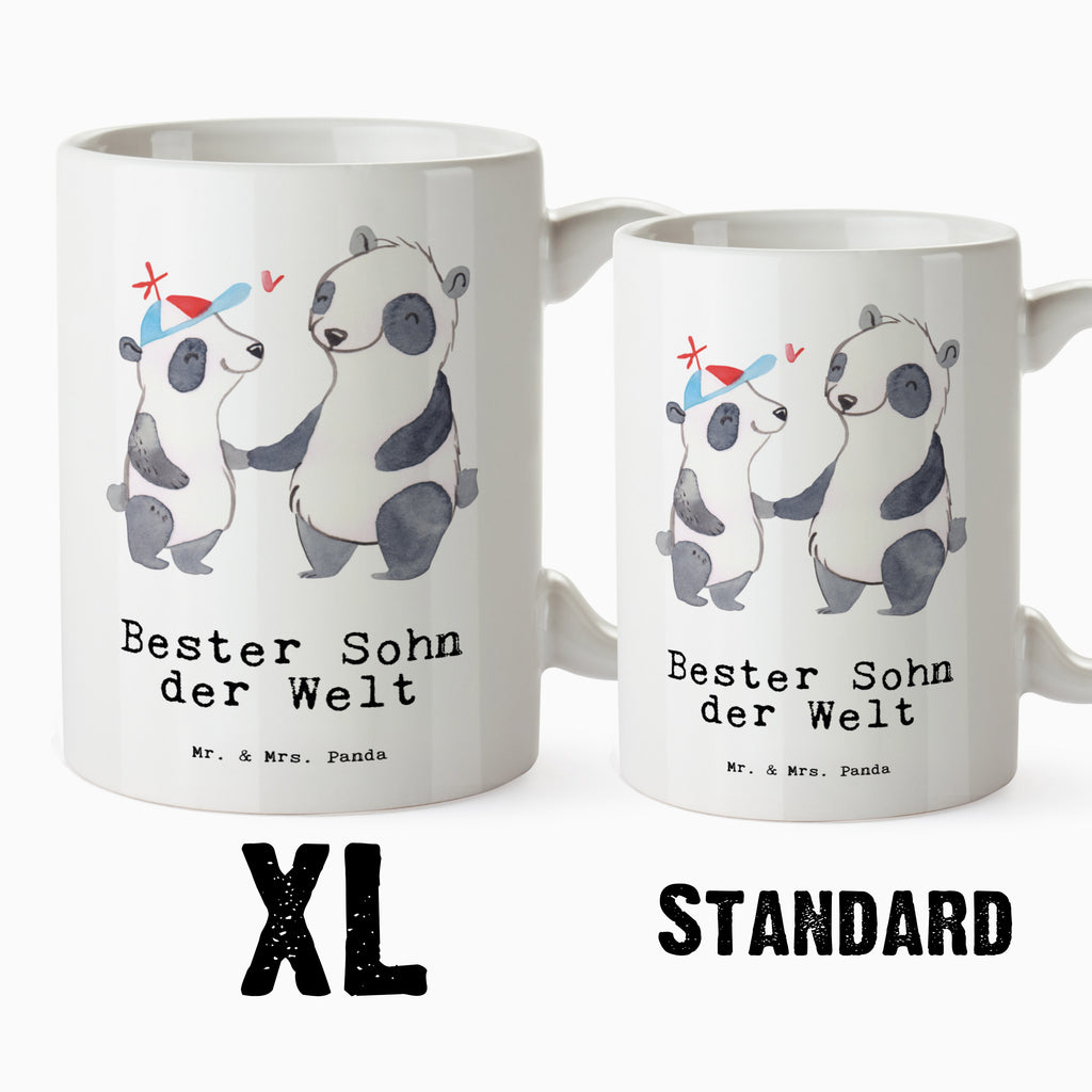 XL Tasse Panda Bester Sohn der Welt XL Tasse, Große Tasse, Grosse Kaffeetasse, XL Becher, XL Teetasse, spülmaschinenfest, Jumbo Tasse, Groß, für, Dankeschön, Geschenk, Schenken, Geburtstag, Geburtstagsgeschenk, Geschenkidee, Danke, Bedanken, Mitbringsel, Freude machen, Geschenktipp, Sohn, Sohnemann, Söhnchen, Bube, Bub, Nachwuchs, Nachkomme, Kind, Familie, Vater, Belohnung