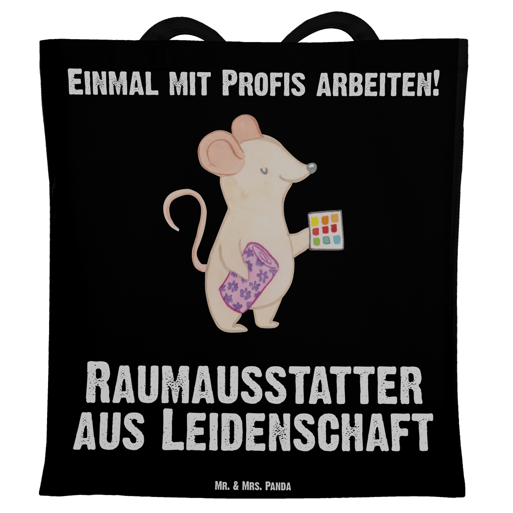 Tragetasche Raumausstatter aus Leidenschaft Beuteltasche, Beutel, Einkaufstasche, Jutebeutel, Stoffbeutel, Tasche, Shopper, Umhängetasche, Strandtasche, Schultertasche, Stofftasche, Tragetasche, Badetasche, Jutetasche, Einkaufstüte, Laptoptasche, Beruf, Ausbildung, Jubiläum, Abschied, Rente, Kollege, Kollegin, Geschenk, Schenken, Arbeitskollege, Mitarbeiter, Firma, Danke, Dankeschön