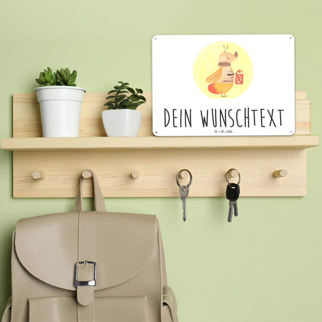 Personalisiertes Blechschild Glühwürmchen Blechschild, Metallschild, Geschenk Schild, Schild, Magnet-Metall-Schild, Deko Schild, Wandschild, Wand-Dekoration, Türschild, Tiermotive, Gute Laune, lustige Sprüche, Tiere, Glühwürmchen, Glühwurm, Falter, Liebe, Leuchten, magisch, Liebesbeweis, Lieblingsmensch, Verlobung, Heiratsantrag, Jahrestag, Liebesspruch