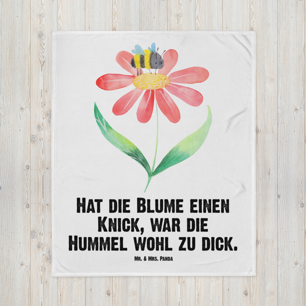 Kuscheldecke Hummel Blume Decke, Wohndecke, Tagesdecke, Wolldecke, Sofadecke, Tiermotive, Gute Laune, lustige Sprüche, Tiere, Hummel, Blume, Wespe, Flauschig, Natur, Feld, Hummeln, Biene