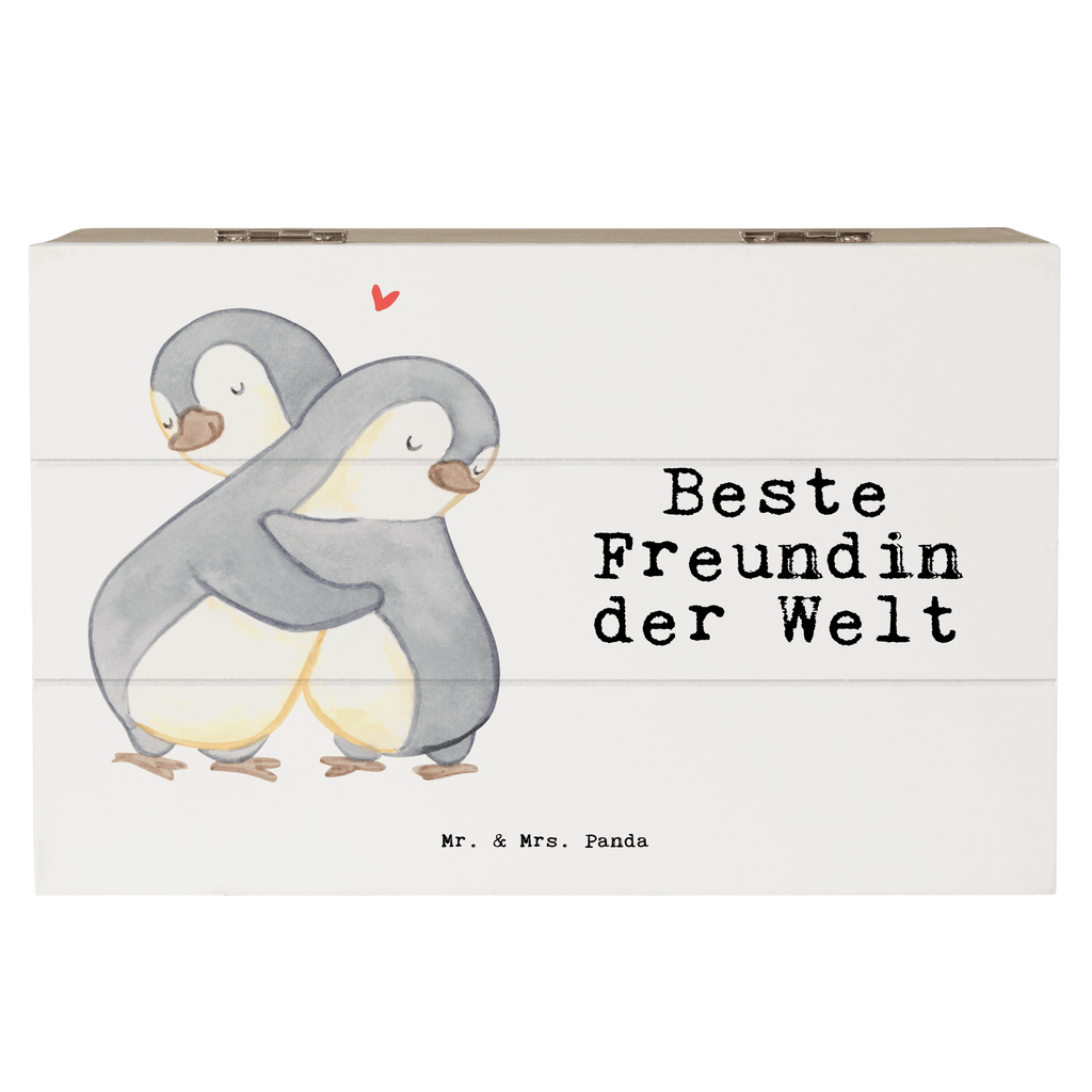 Holzkiste Pinguin Beste Freundin der Welt Holzkiste, Kiste, Schatzkiste, Truhe, Schatulle, XXL, Erinnerungsbox, Erinnerungskiste, Dekokiste, Aufbewahrungsbox, Geschenkbox, Geschenkdose, für, Dankeschön, Geschenk, Schenken, Geburtstag, Geburtstagsgeschenk, Geschenkidee, Danke, Bedanken, Mitbringsel, Freude machen, Geschenktipp, Freundin, beste Freundin, Ehefrau, Frau, bae, bff, Freundinnen, Jahrestag, Freundschaft. Liebste, beste, Spruch