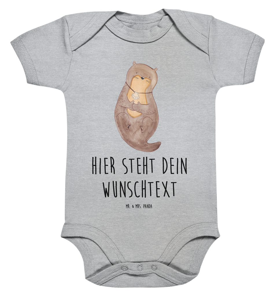 Personalisierter Baby Body Otter mit Muschelmedaillon Personalisierter Baby Body, Personalisierte Babykleidung, Personalisierter Babystrampler, Personalisierter Strampler, Personalisierter Wickelbody, Personalisierte Baby Erstausstattung, Junge, Mädchen, Otter, Fischotter, Seeotter, Otterliebe, grübeln, träumen, Motivation, Tagträumen, Büro