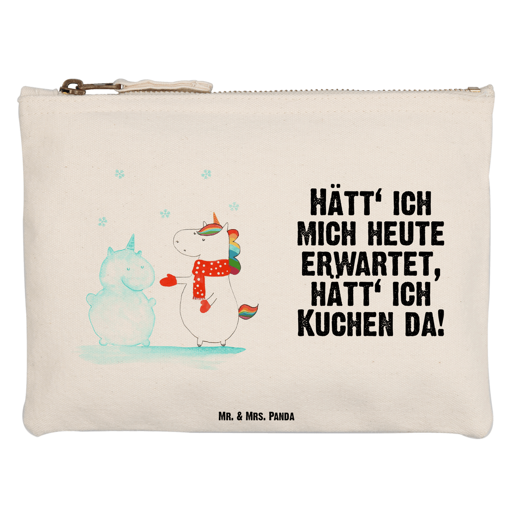 Schminktasche Einhorn Schneemann Schminktasche, Kosmetiktasche, Kosmetikbeutel, Stiftemäppchen, Etui, Federmappe, Makeup, XXL, Schminketui, Kosmetiketui, Schlamperetui, Einhorn, Einhörner, Einhorn Deko, Pegasus, Unicorn, Schneemann, Winter, Schnee, Kuchen, Weihnachten, kalt, Mütze, Handschuhe, X-Mas