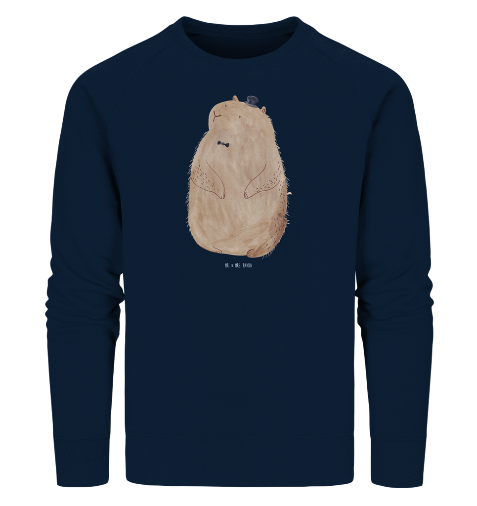 Organic Pullover Murmeltier Pullover, Pullover Männer, Pullover Frauen, Sweatshirt, Sweatshirt Männer, Sweatshirt Frauen, Unisex, Tiermotive, Gute Laune, lustige Sprüche, Tiere, Murmeltier, Knigge, Fröhlichkeit, Freundlichkeit, Respekt, Anstand