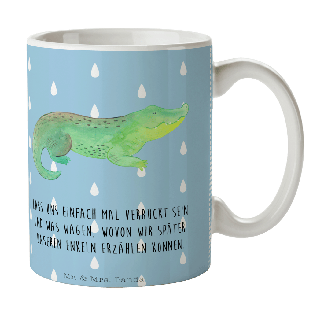 Tasse Krokodil Tasse, Kaffeetasse, Teetasse, Becher, Kaffeebecher, Teebecher, Keramiktasse, Porzellantasse, Büro Tasse, Geschenk Tasse, Tasse Sprüche, Tasse Motive, Kaffeetassen, Tasse bedrucken, Designer Tasse, Cappuccino Tassen, Schöne Teetassen, Meerestiere, Meer, Urlaub, Krokodil, Krokodile, verrückt sein, spontan sein, Abenteuerlust, Reiselust, Freundin, beste Freundin, Lieblingsmensch