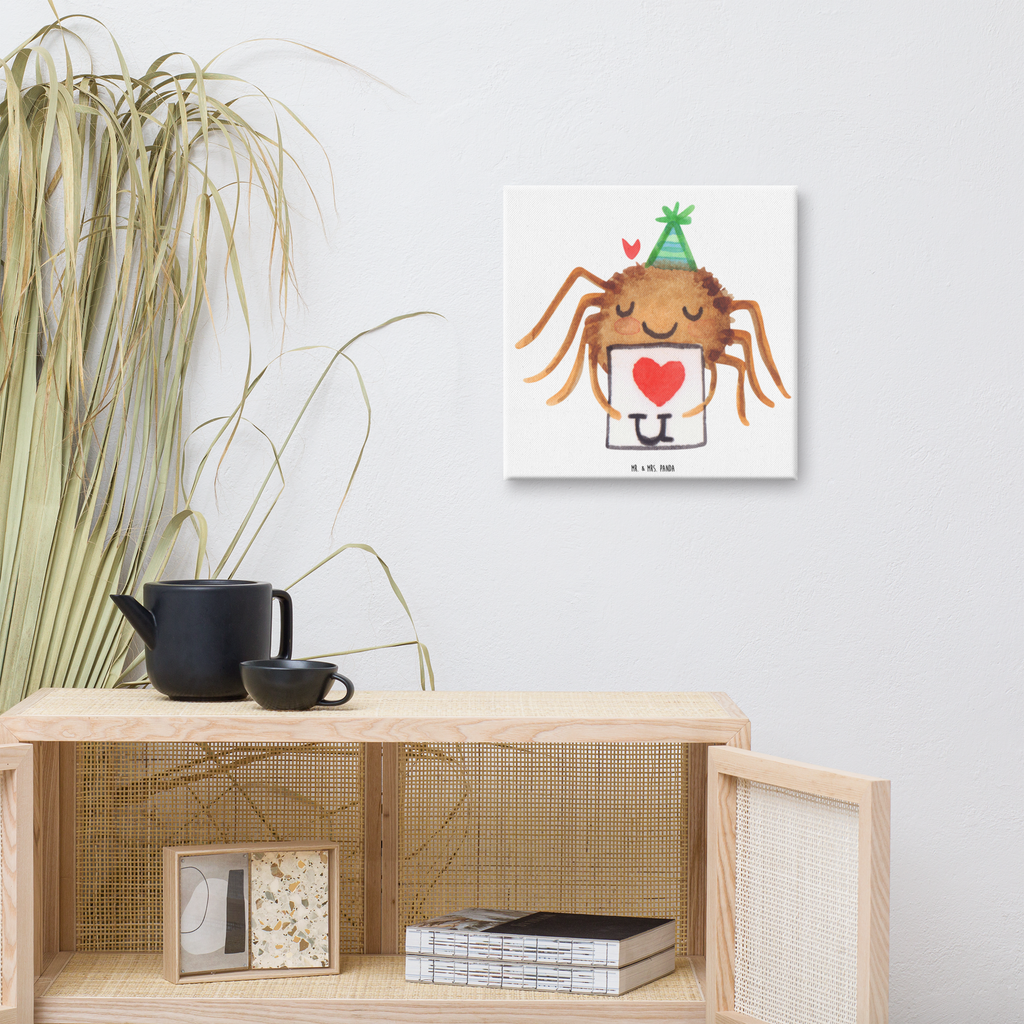 Leinwand Bild Spinne Agathe Brief Leinwand, Bild, Kunstdruck, Wanddeko, Dekoration, Spinne Agathe, Spinne, Agathe, Videos, Merchandise, Liebesbeweis, Ich Liebe dich, Heiratsantrag, Verliebt, Liebespaar, Liebesgeschenk, Treuebeweis, Treuetest