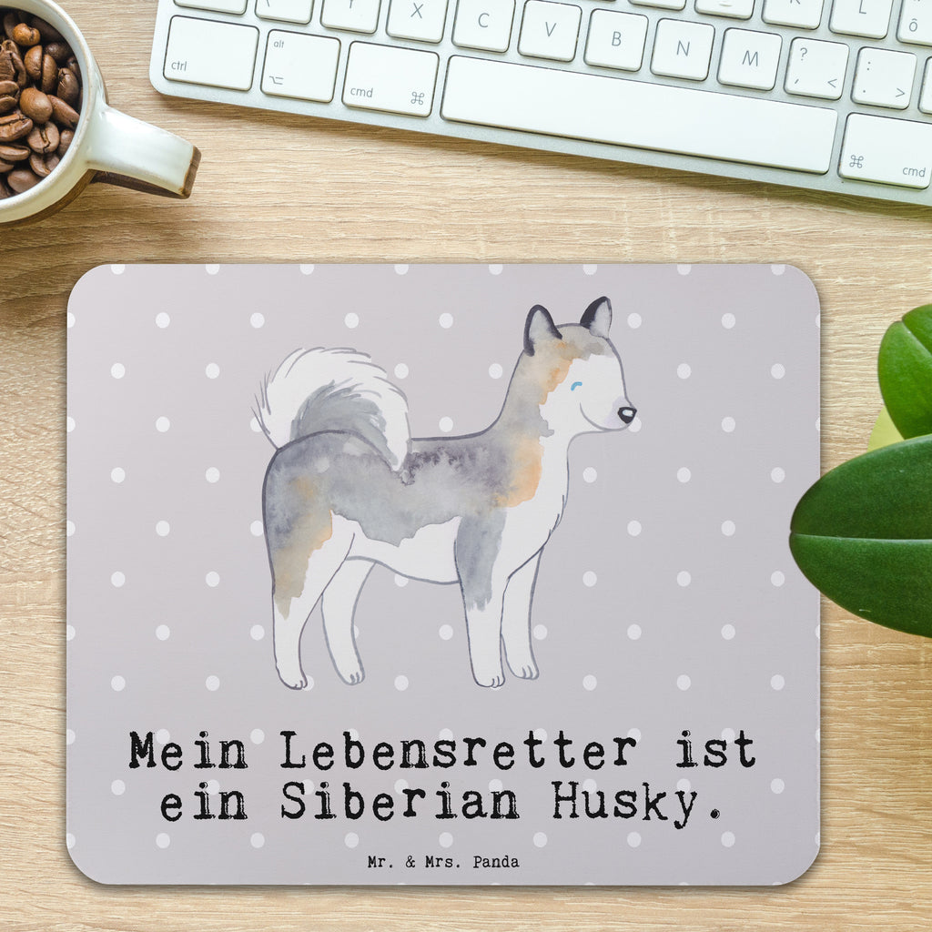 Mauspad Siberian Husky Lebensretter Mousepad, Computer zubehör, Büroausstattung, PC Zubehör, Arbeitszimmer, Mauspad, Einzigartiges Mauspad, Designer Mauspad, Mausunterlage, Mauspad Büro, Hund, Hunderasse, Rassehund, Hundebesitzer, Geschenk, Tierfreund, Schenken, Welpe, Siberian Husky