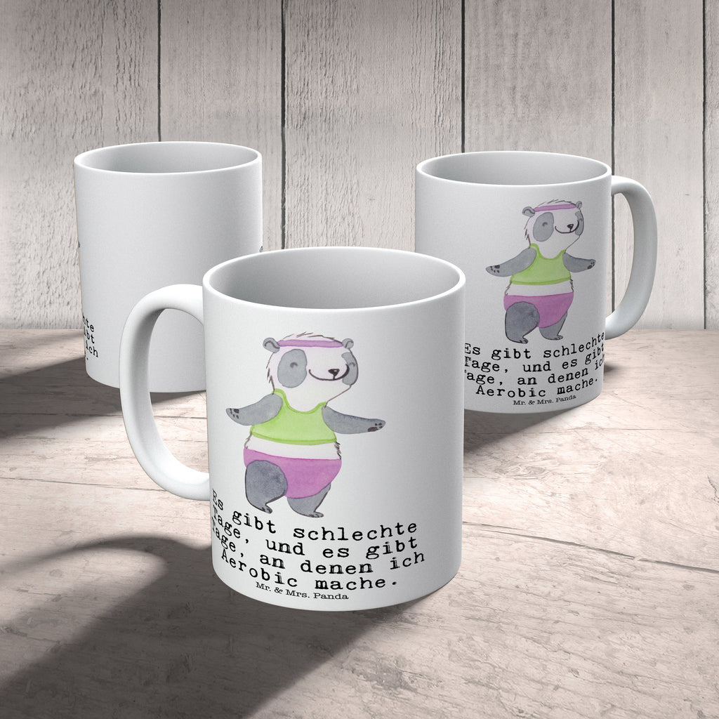 Tasse Panda Aerobic Tasse, Kaffeetasse, Teetasse, Becher, Kaffeebecher, Teebecher, Keramiktasse, Porzellantasse, Büro Tasse, Geschenk Tasse, Tasse Sprüche, Tasse Motive, Kaffeetassen, Tasse bedrucken, Designer Tasse, Cappuccino Tassen, Schöne Teetassen, Geschenk, Sport, Sportart, Hobby, Schenken, Danke, Dankeschön, Auszeichnung, Gewinn, Sportler, Aerobic, Aerobic Fitness, Fitnessstudio