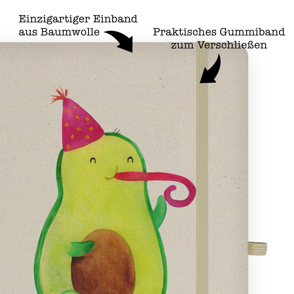 DIN A4 Personalisiertes Notizbuch Avocado Partyhupe Personalisiertes Notizbuch, Notizbuch mit Namen, Notizbuch bedrucken, Personalisierung, Namensbuch, Namen, Avocado, Veggie, Vegan, Gesund, Party, Feierlichkeit, Feier, Fete, Geburtstag, Gute Laune, Tröte