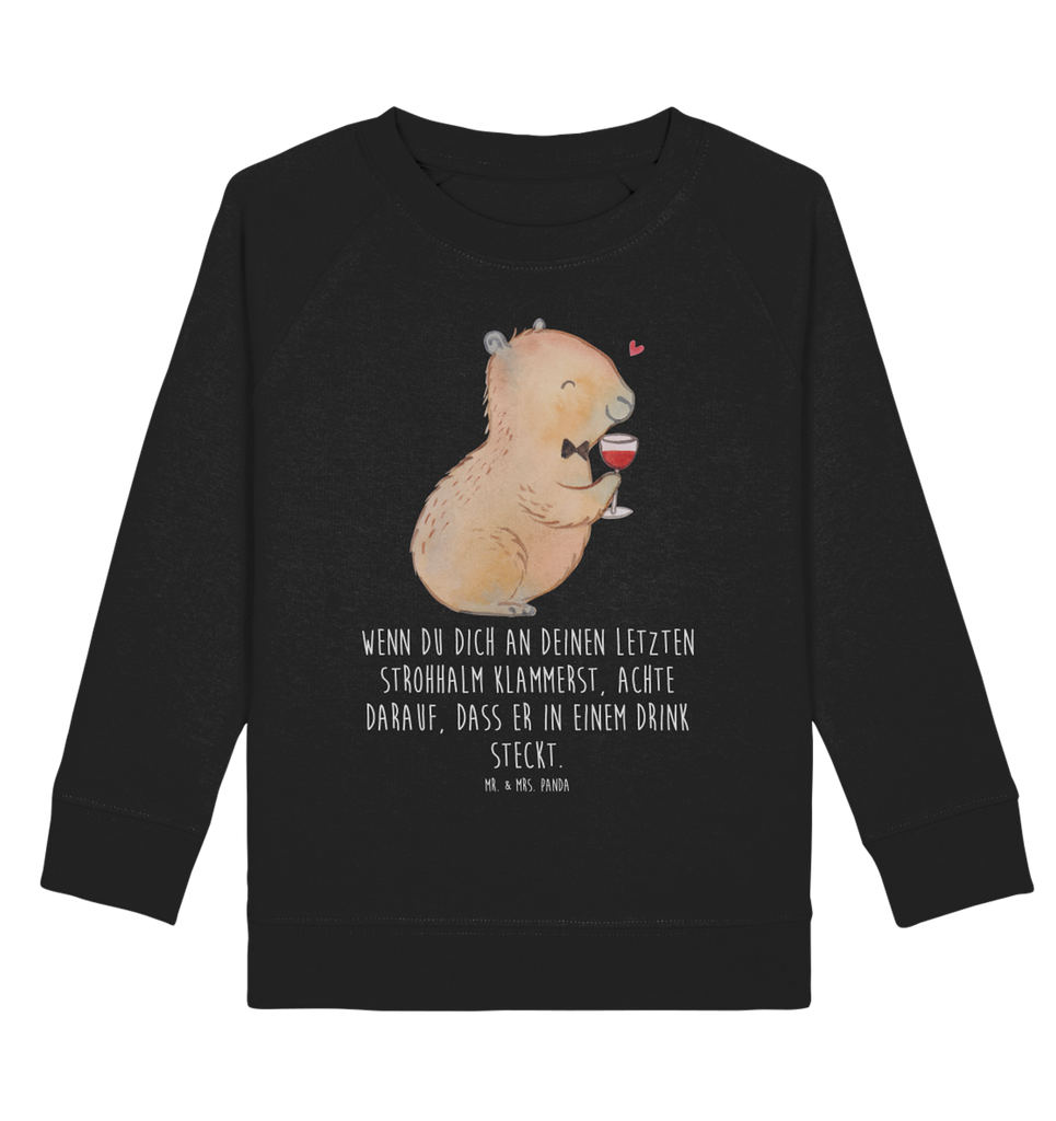 Organic Kinder Pullover Capybara Wein Kinder Pullover, Kinder Sweatshirt, Jungen, Mädchen, Tiermotive, Gute Laune, lustige Sprüche, Tiere, Capybara Weinflasche, Weinliebhaber Geschenk, Capybara Zeichnung, Adrette Tiere, Panda Handzeichnung, Weintrinkendes Nagetier, Capybara Kunstwerk, Geschenk für Weinkenner, Stilvolles Capybara, Heiterer Capybara, Liebe zum Wein Spruch, Wein Spaßbild, Handgezeichnetes Capybara