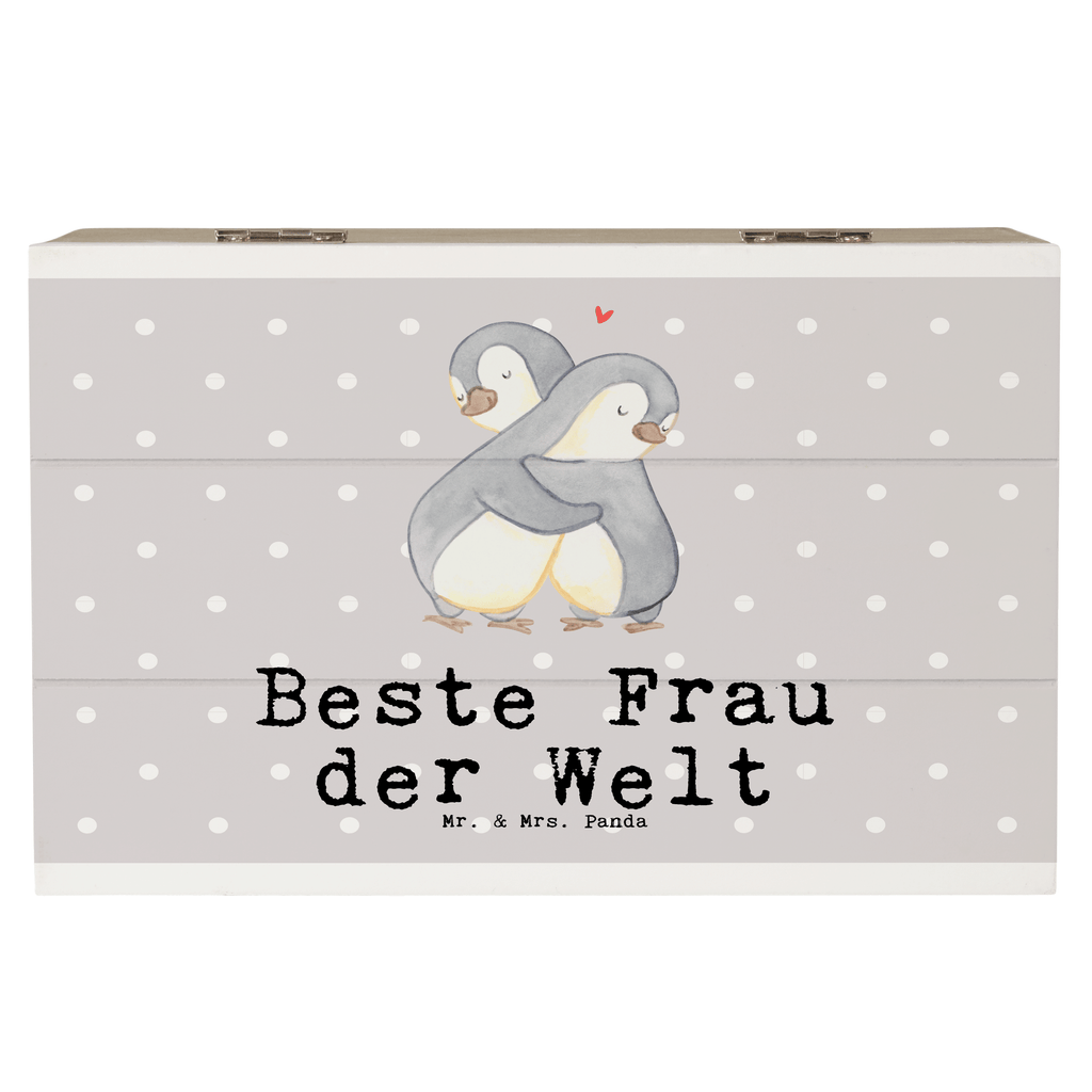 Holzkiste Pinguin Beste Frau der Welt Holzkiste, Kiste, Schatzkiste, Truhe, Schatulle, XXL, Erinnerungsbox, Erinnerungskiste, Dekokiste, Aufbewahrungsbox, Geschenkbox, Geschenkdose, für, Dankeschön, Geschenk, Schenken, Geburtstag, Geburtstagsgeschenk, Geschenkidee, Danke, Bedanken, Mitbringsel, Freude machen, Geschenktipp, Beste, Frau, Ehefrau, Partnerin, Freundin, Traumfrau, Liebling, Ehepartner, Ehe, Gattin, Lebensgefährtin, Braut, Kleinigkeit