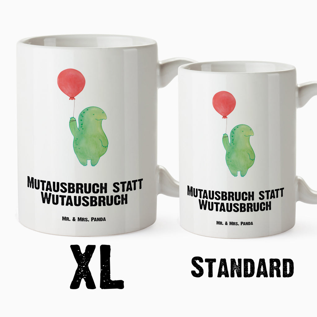 XL Tasse Schildkröte Luftballon XL Tasse, Große Tasse, Grosse Kaffeetasse, XL Becher, XL Teetasse, spülmaschinenfest, Jumbo Tasse, Groß, Schildkröte, Schildkröten, Mutausbruch, Motivation, Motivationsspruch