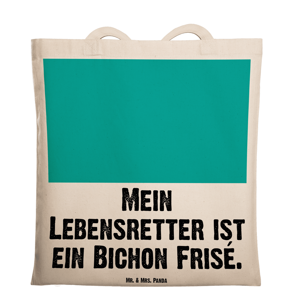 Tragetasche Bichon Frisé Lebensretter Beuteltasche, Beutel, Einkaufstasche, Jutebeutel, Stoffbeutel, Tasche, Shopper, Umhängetasche, Strandtasche, Schultertasche, Stofftasche, Tragetasche, Badetasche, Jutetasche, Einkaufstüte, Laptoptasche, Hund, Hunderasse, Rassehund, Hundebesitzer, Geschenk, Tierfreund, Schenken, Welpe, Bichon Frisé