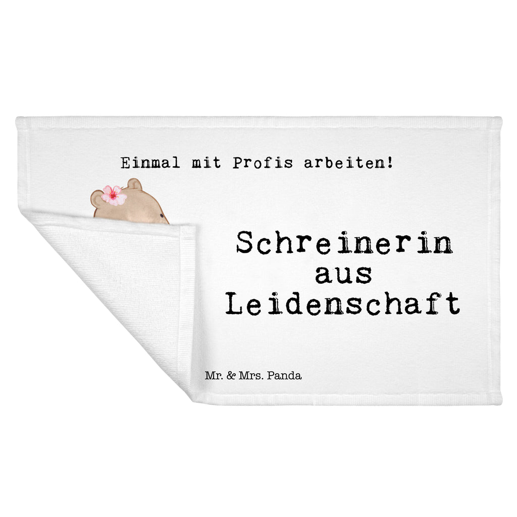 Handtuch Schreinerin aus Leidenschaft Gästetuch, Reisehandtuch, Sport Handtuch, Frottier, Kinder Handtuch, Beruf, Ausbildung, Jubiläum, Abschied, Rente, Kollege, Kollegin, Geschenk, Schenken, Arbeitskollege, Mitarbeiter, Firma, Danke, Dankeschön